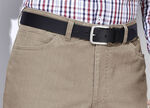 GINO GALANTE, modieuze herenriem inclusief doosje, 3,5 cm breed ZWART