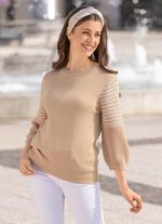 trui met decoratieve mouwen 