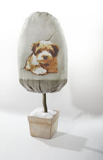 Winterbescherming fleece capuchon hond 