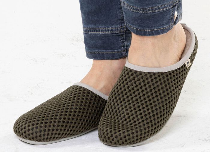 Lichtgewicht herenpantoffels met uitneembaar voetbed 