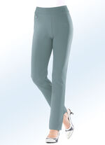 Broek met ingewerkte shaping-inzet JADEGROEN