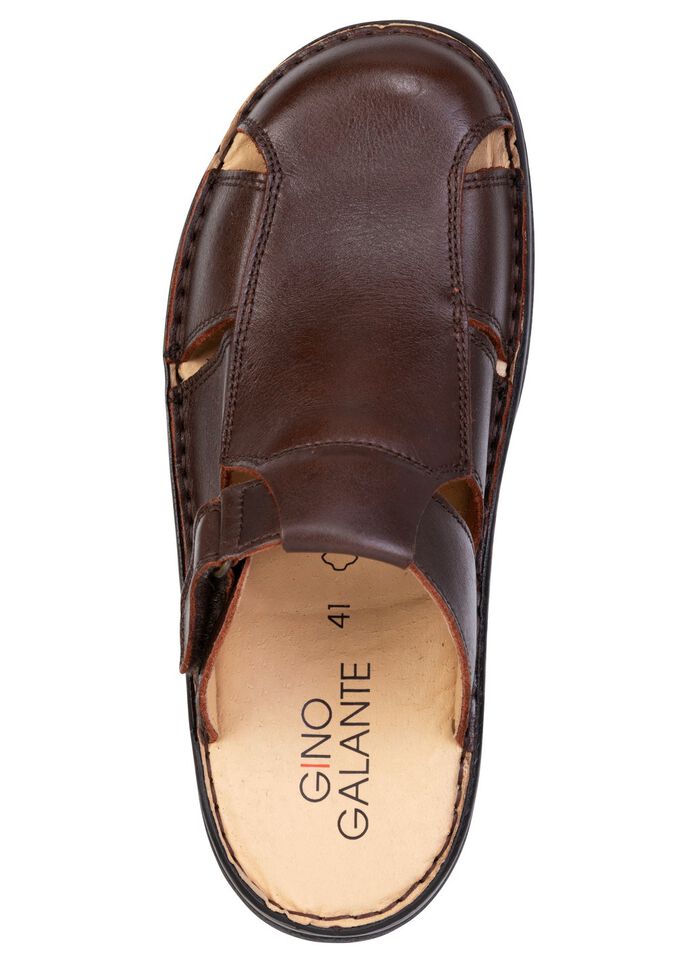 GINO GALANTE, klassieke herenklompen, gemaakt van leer 