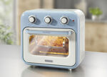 Ariete 2-in-1 heteluchtoven in vintage design BLAUW