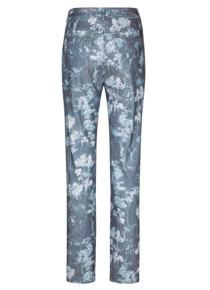Broek met bloemendessin 