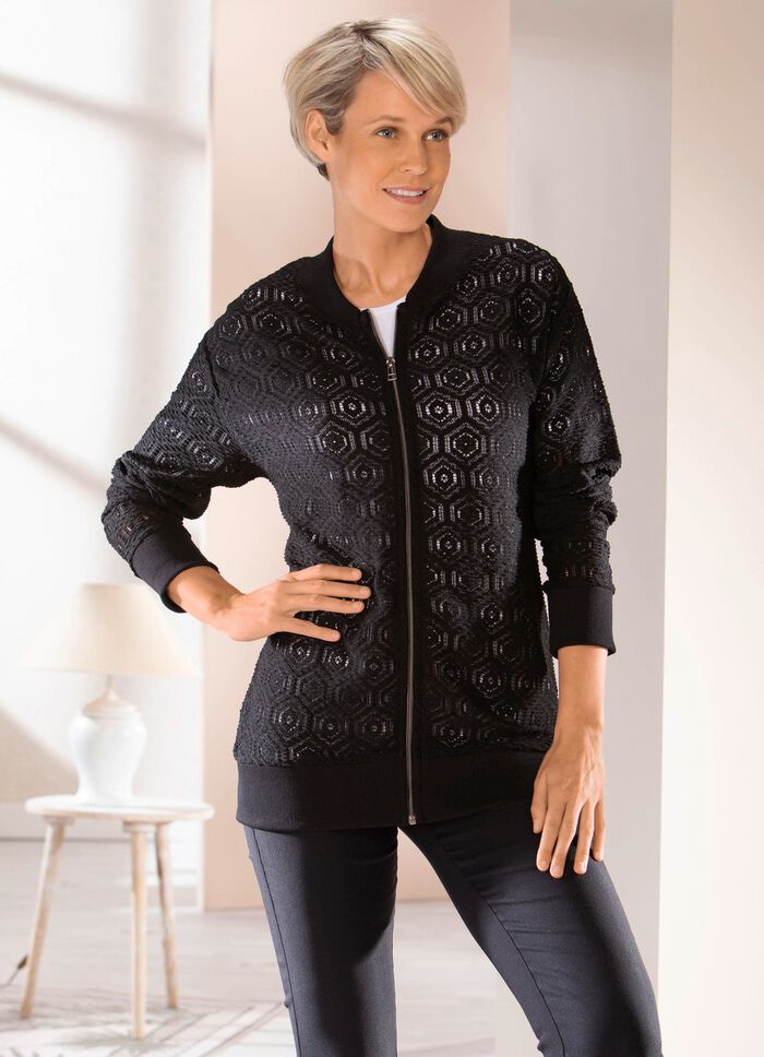 Jas met opstaande kraag 