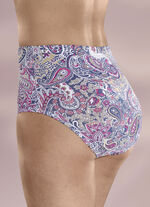 Set van vijf slips met een harmonieus paisely-design 