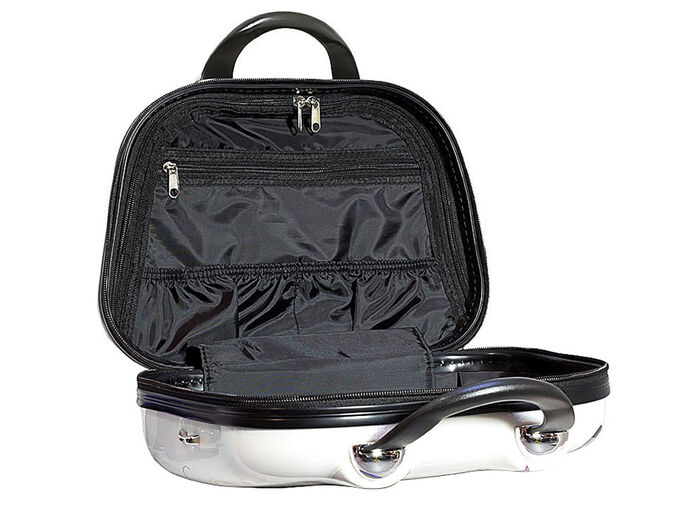 Beautycase Butterfly met verdeeld binnenvak 