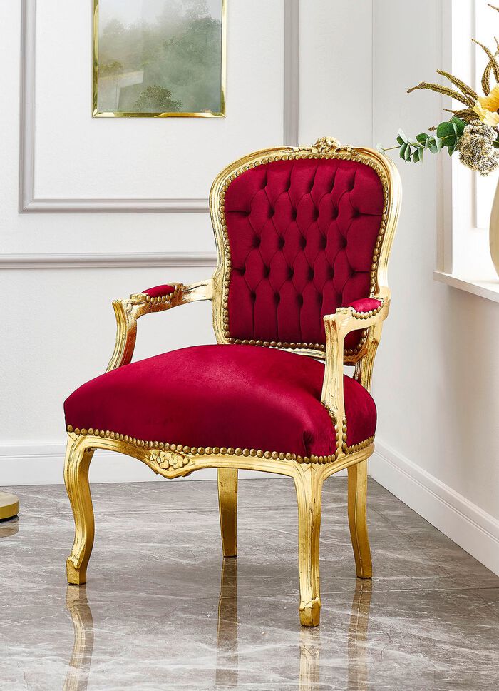 Fauteuil in gebogen vorm 