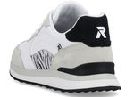 Rieker sneakers met een interessante zebraprint WIT