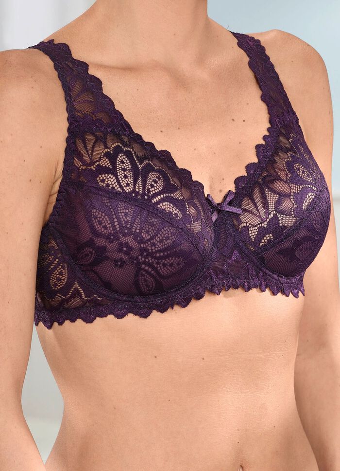 Beugelbeha van mooi elastisch kant 