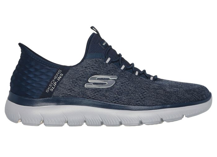 SKECHERS, herensneakers, met gegoten instaphak MARINE