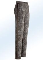 Broek in het actuele Leo-design BRUIN-ZWART