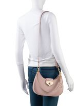 Tas Laurina van kalfsnappaleer TAUPE