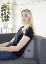 Trapeziumkussen met warmte- en massagefunctie 