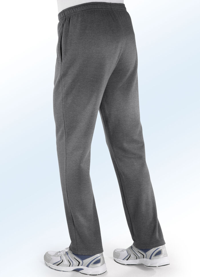 Vrijetijdsbroek in 4 kleuren DONKERGRIJS GEMÊLEERD