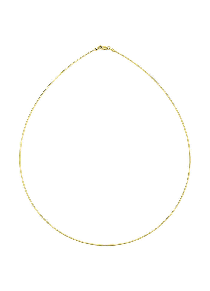 Hoogwaardige Omega choker van 585/- fijn goud 