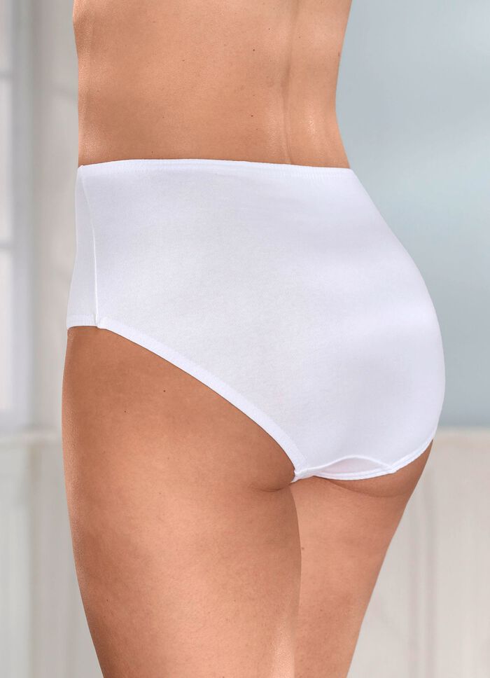 Set van vijf slips met elastische tailleband 