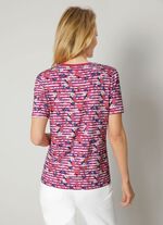Shirt in een modieuze printmix 