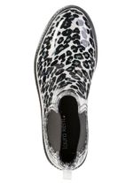 lauragent, trendy regenlaarzen met uitneembare textiel binnenzool ZWART-IJSGRIJS