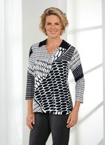 Shirttuniek met V-hals 