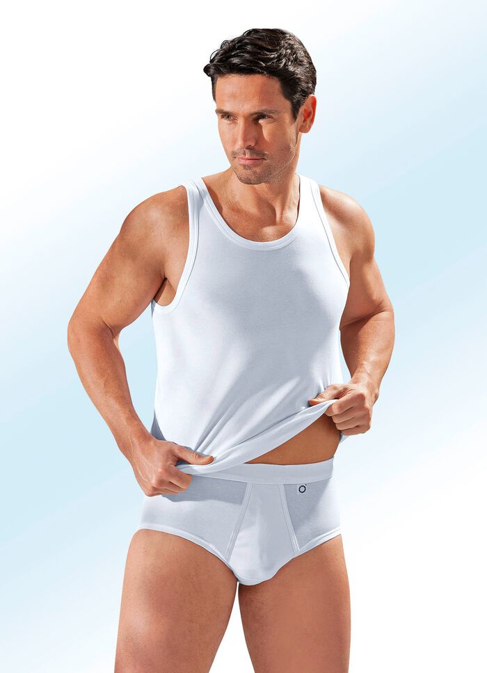 Pijlring Driepack sportjassen van fijne jersey, wit 