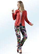 Broek met felgekleurde print 
