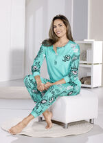 Pyjama met manchetten 