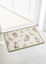 Voetmat met gecoate onderkant 