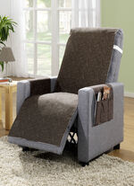 Woonaccessoires van 100% katoen, onderkant 100% scheerwol GROEN