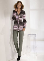 Blouse met inkjetprint 