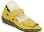Ranger sandaal met comfortabele klittenbandsluiting GEEL