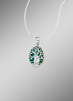 Hanger met ankerketting en levensboommotief 