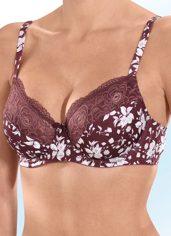 Susa-beugel-bh met bloemenprint 