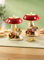 Origineel ontworpen theelichthouders, set van 2 