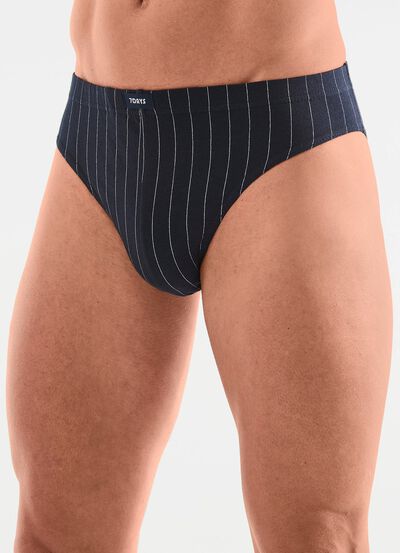 Verpakking van vier slips met strependesign 