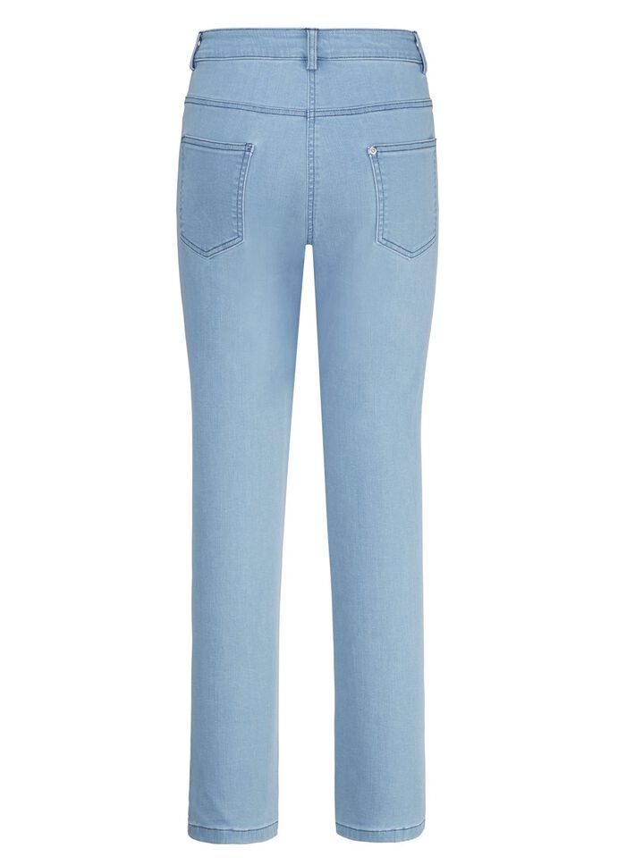 Jeans met mooie borduursels 