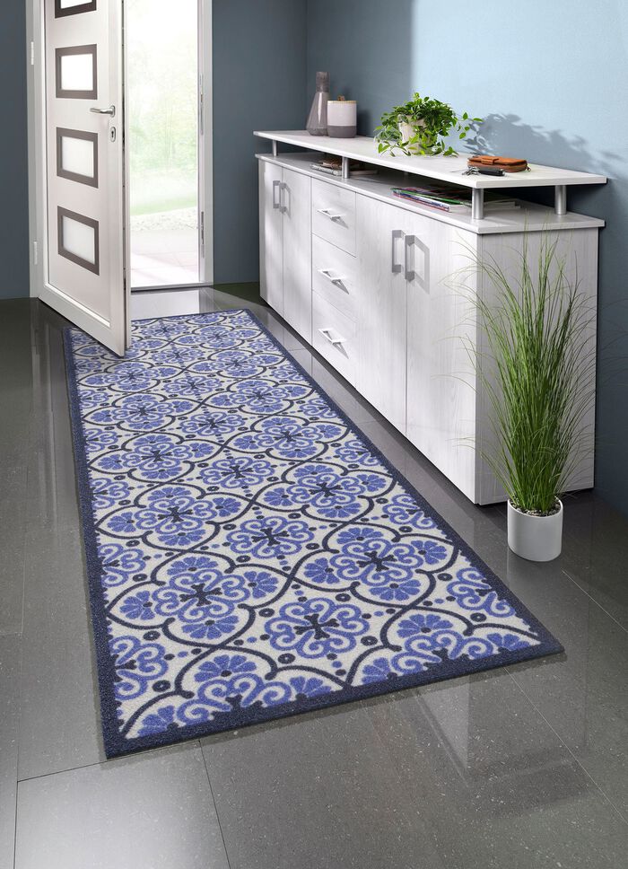 Deurmat met antislip latex achterkant 