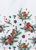 Digitaal bedrukte korte jaloezie met roedezak 