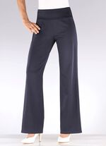 Soft stretchbroek in modieuze wijde pasvorm 