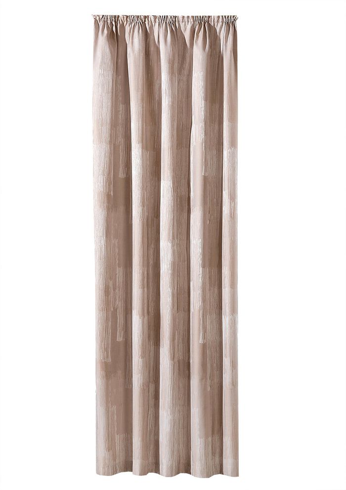 Ondoorzichtige bovengordijnenset met universele railtape 