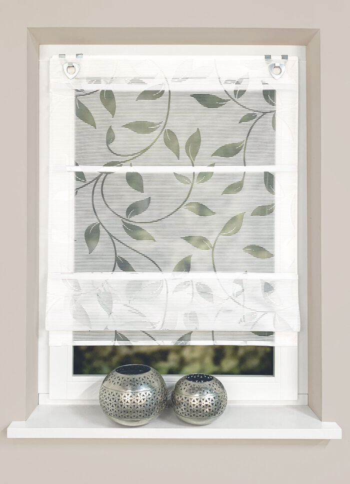 Luchtig, licht en superpraktisch magnetisch rolgordijn WIT