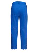 Broek met geborduurd bloemenoogje 