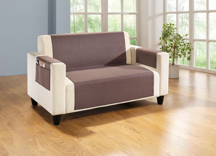 Woonaccessoires met vlekwerende afwerking BRUIN