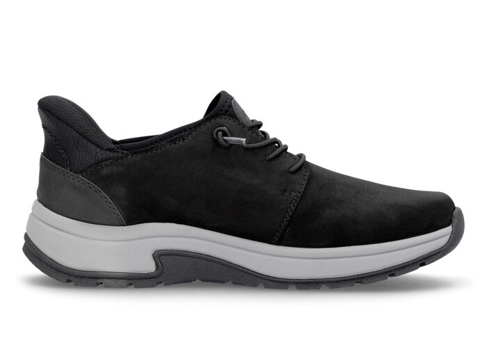 Rieker sneakers met verstevigde achterkap voor eenvoudig aantrekken ZWART