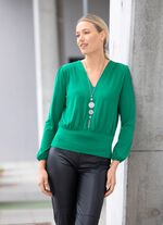 Shirt-tuniek met V-hals 