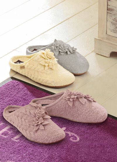 Damespantoffels van Haflinger 