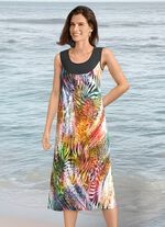 Klaus Models jurk met briljant printdesign, mouwloos 