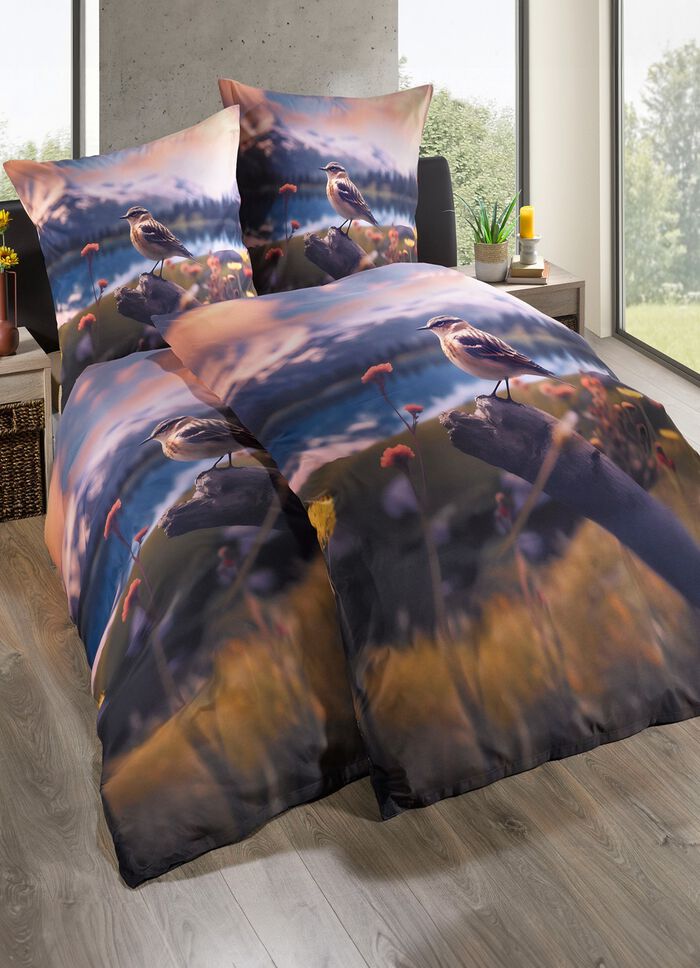 Digitaal bedrukte beddengoedset in microvezelkwaliteit 