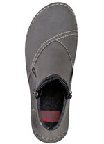 Rieker laarsje gemaakt van gearceerd synthetisch materiaal GRIJS-ZWART