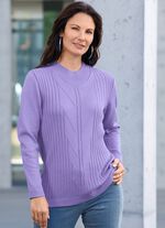 Trui met scheerwol LILA